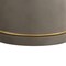 Armen Living Pinni Gray Concrete Round Dining Table with Bronze Painted Accent LCSPDICC - alternate 2